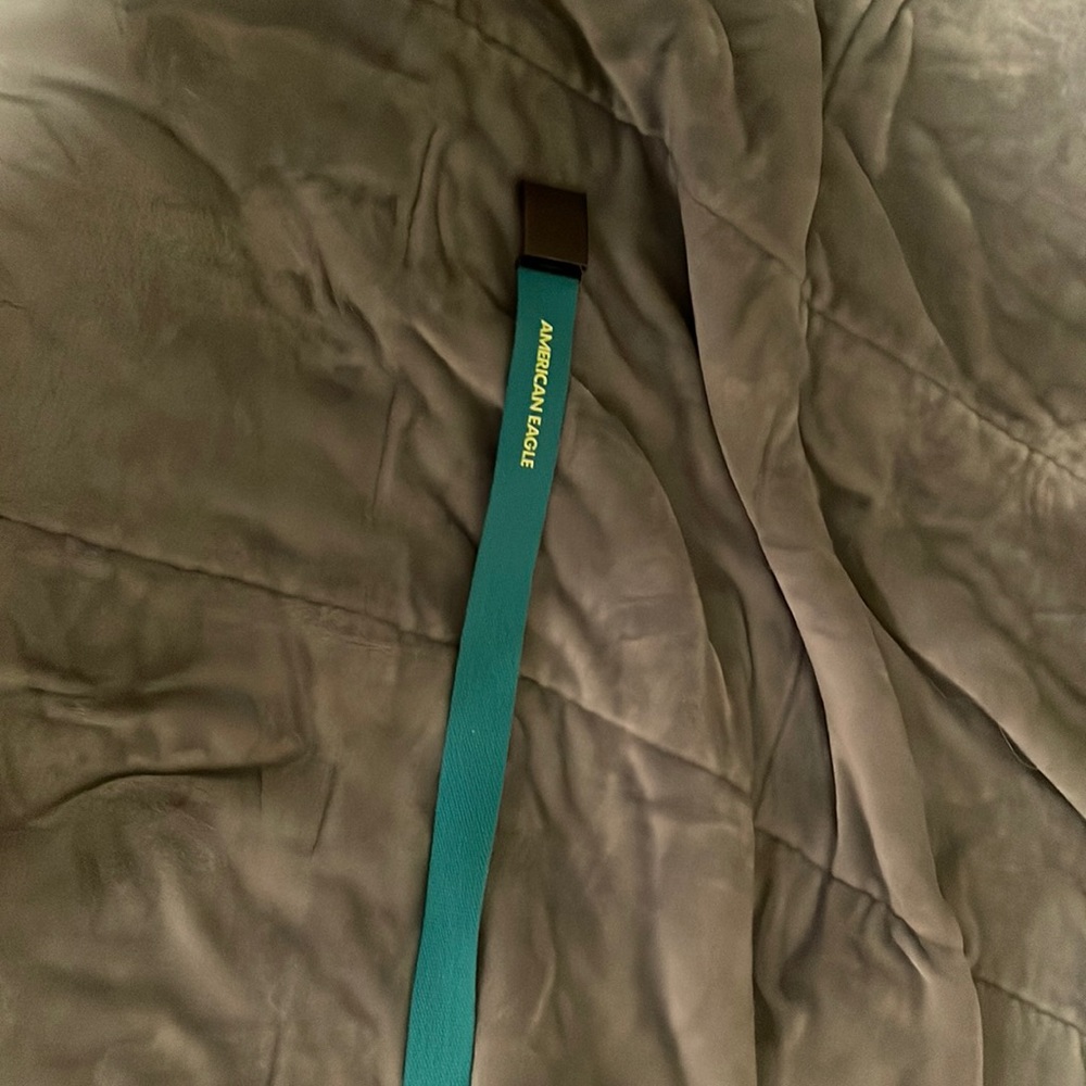 Blue American eagle belt